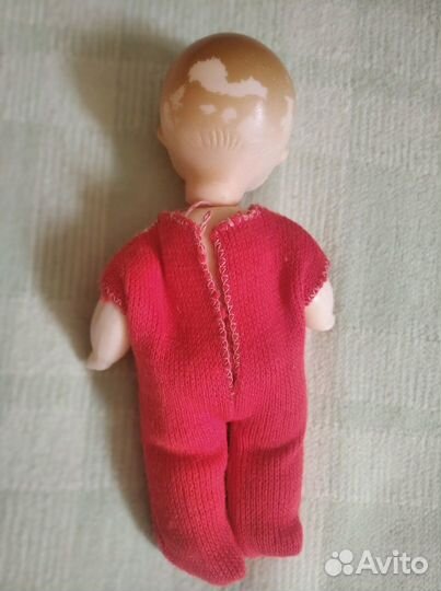 Винтажный редкий пупс СССР Загорск 18 см