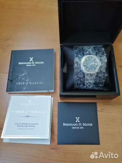 Часы оригинальные Bernhard H.Mayer stainless steel