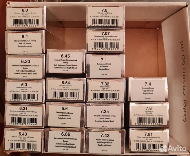 Краска для волос Kapous с истёкшим сроком годности