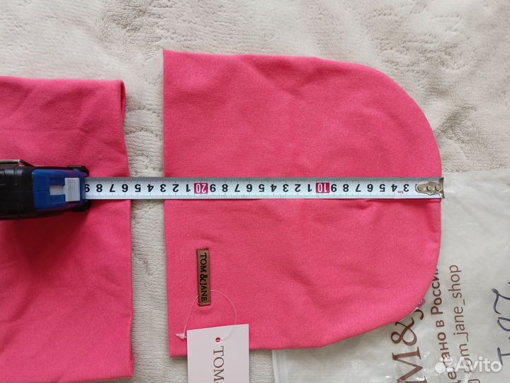 Комплект новый шапка и снуд