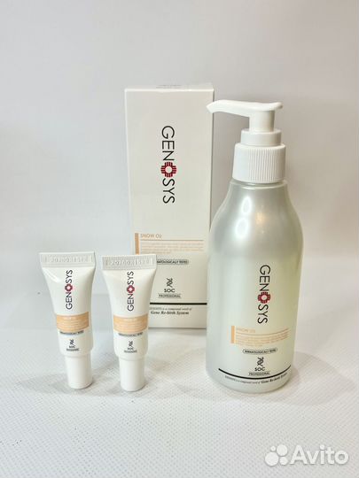 Genosys очищающая маска пенка Snow O2