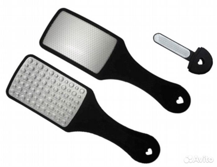 Тёрка лазерная для ног с пилкой в ручке