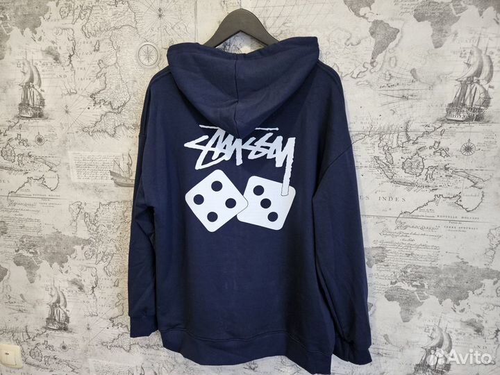 Зип худи stussy