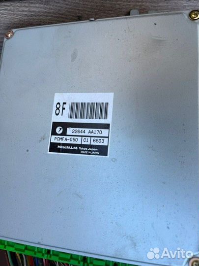 Блок управления двигателем Subaru Impreza GF6