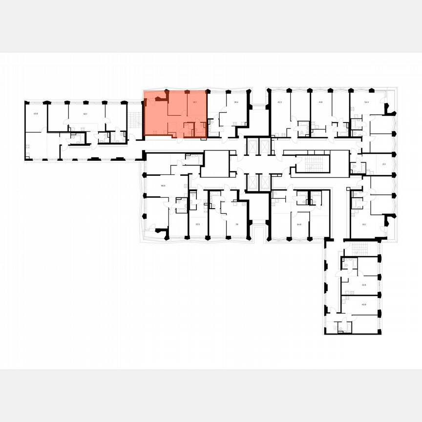 2-к. квартира, 58,7 м², 2/31 эт.