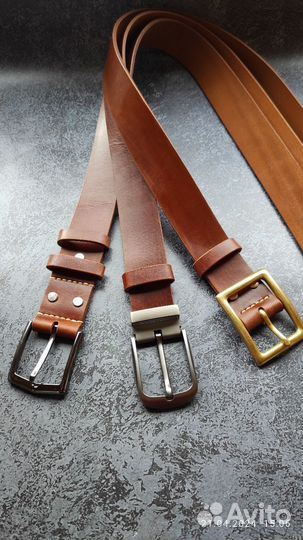Мужской кожаный ремень
