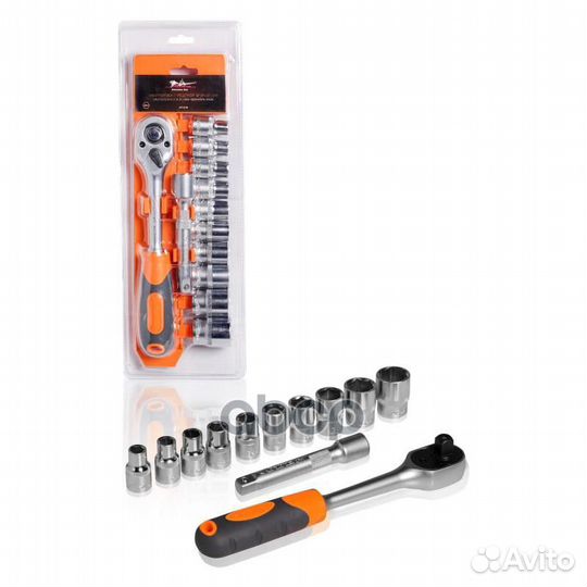 Набор головок с трещоткой 1/2