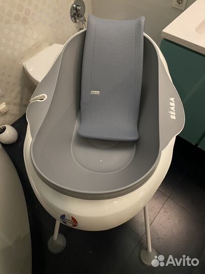 Детская ванночка со стойкой и горкой 0+