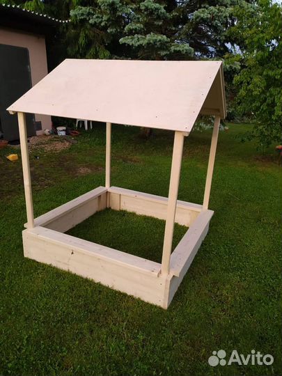 Песочница детская с крышей