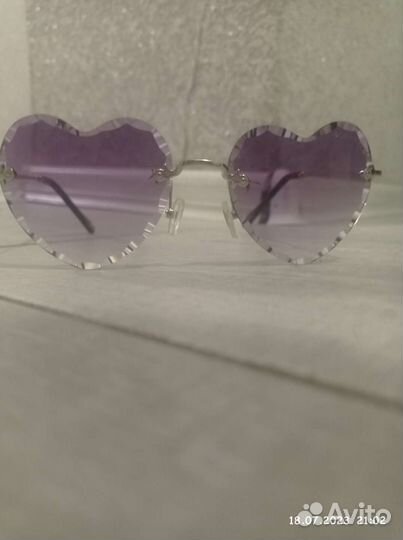 Очки сердечки