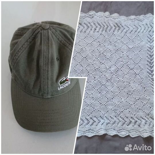 Кепка lacoste плюс платок Оренбургский