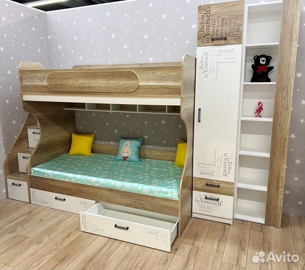 Двухъярусная кровать детская