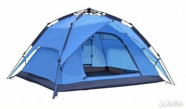 Палатка 4х местная автоматическая 2067 2х слойная