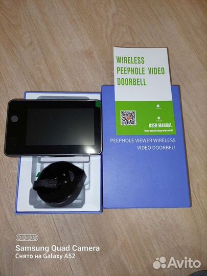 Дверной видеоглазок+звонок
