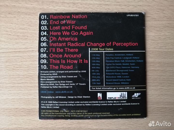 CD UB40 