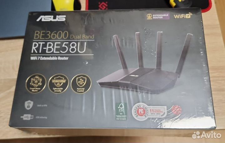 Роутер asus RT-BE58U с искусственным интеллектом