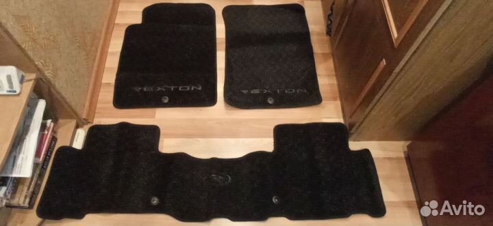 Коврики салона ворсовые Ssang Yong Rexton