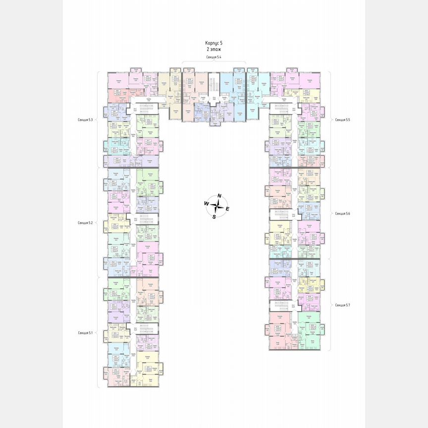 2-к. квартира, 63,1 м², 2/4 эт.