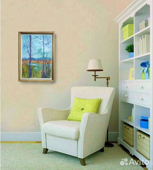 Пейзаж гуашь