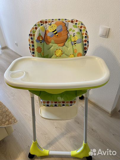 Стульчик для кормления chicco polly