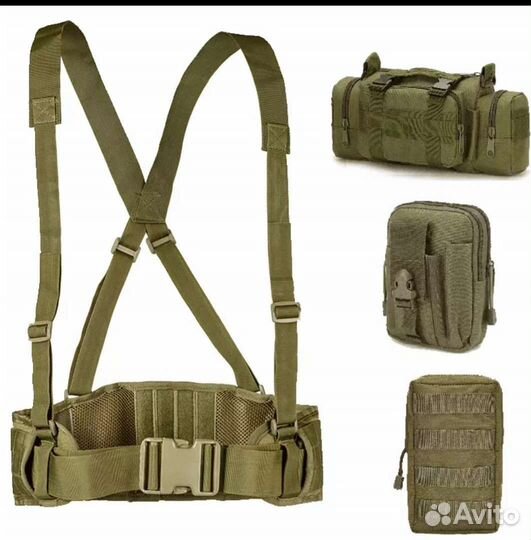 Разгрузочный пояс укомплектованный Molle