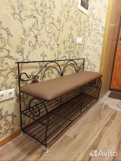 Кованая банкетка №1