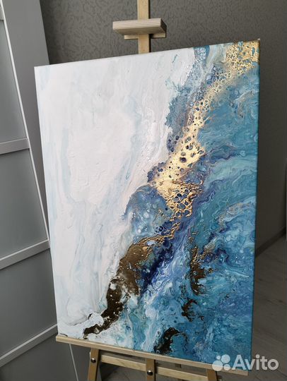 Картина на холсте интерьерная ручная работа