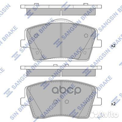 Колодки тормозные volvo XC40 19- перед. sp4357