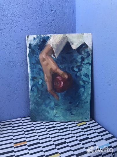 Картина маслом этюд