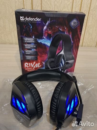 Игровые наушники defender Rival