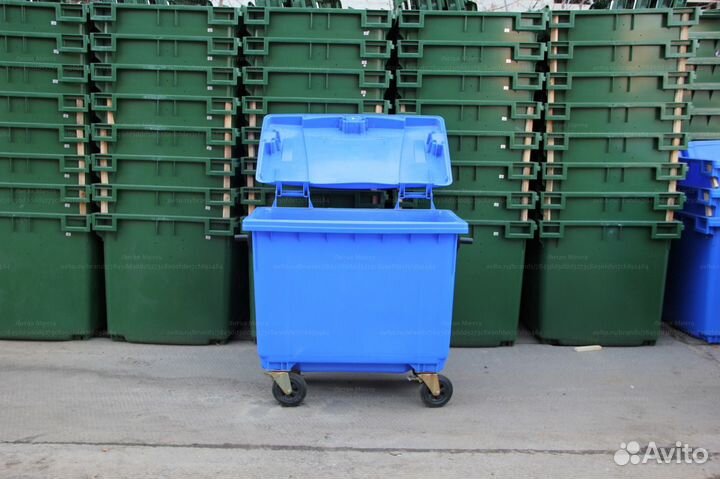 Пластиковый Евроконтейнер 660л C6106