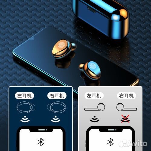 Беспроводные наушники блютуз с шумоподавлением