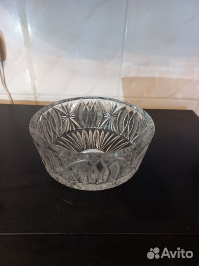 Салатник хрустальный СССР
