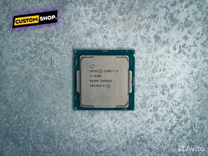 Процессор Intel Core i3-8100 3.6Ghz 4C/4T LGA 1151