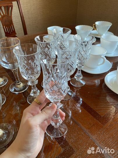 Хрустальные фужеры