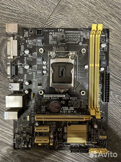 Материнская плата 1150 asus h81m-k