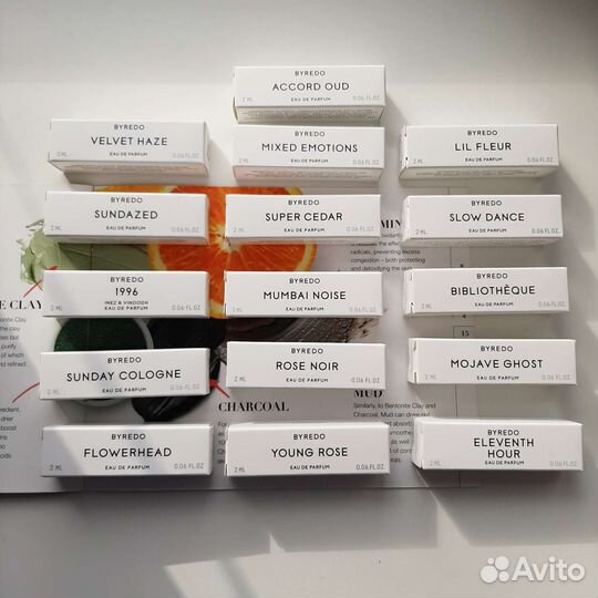 Пробники ниша, селектив Byredo,Creed