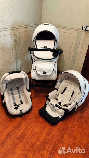 Коляска adamex Chantal 3 в 1/BeBe-Mobile Castello