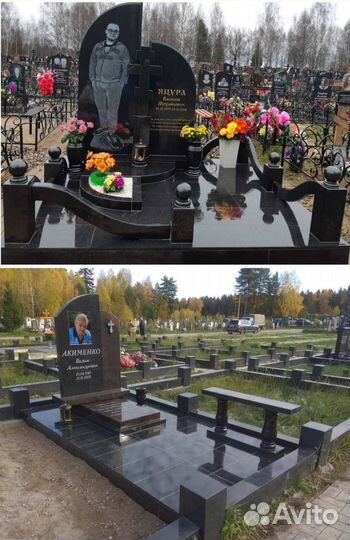 Изготовление памятников из карельского гранита