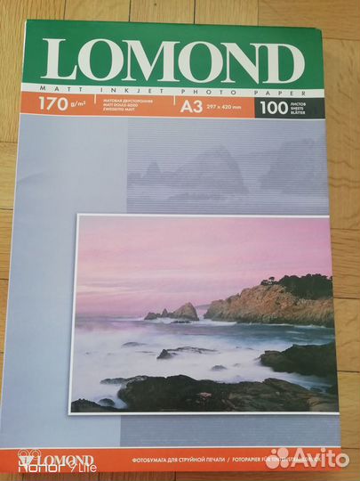 Lomond Фотобумага двусторонняя матовая, A3 170 г/м