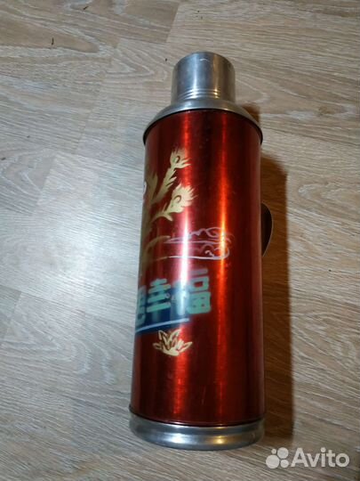 Термос китайский СССР 2 л со стеклянной колбой