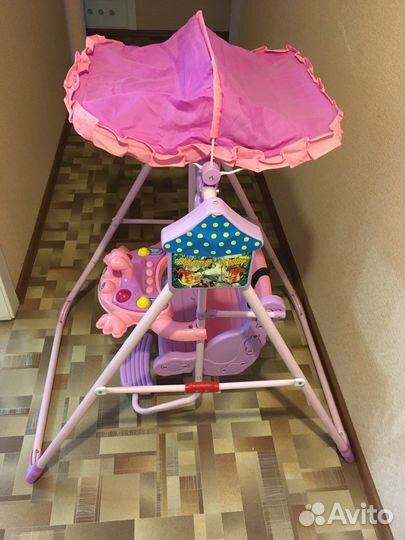 Детские качели напольные