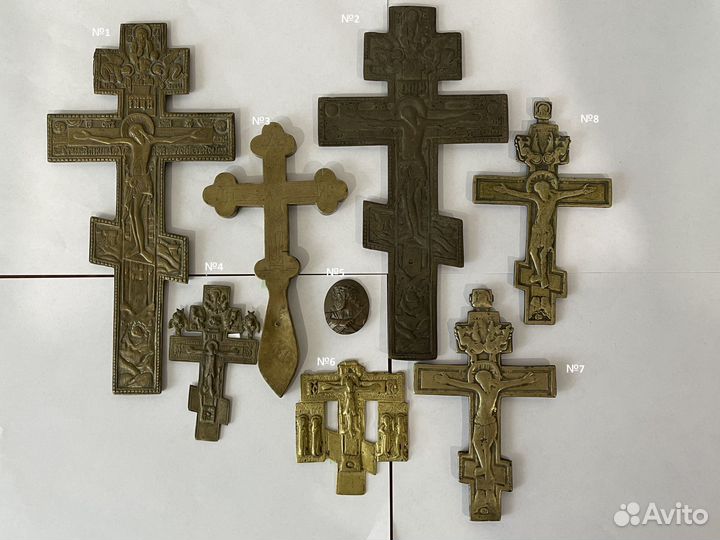Крест нательный Бронза