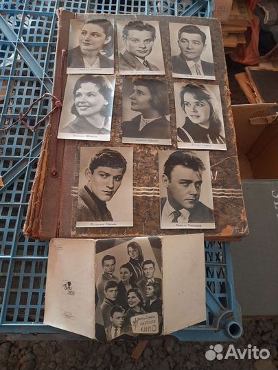 Коллекция фтокарточек актёры СССР 1963