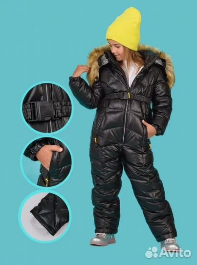 Новый. Зимний комбинезон. Для девочки или мальчика
