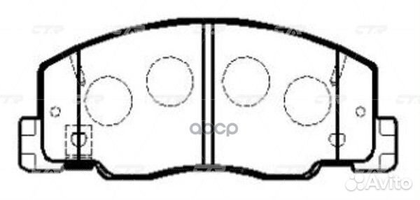 CKT-27 Колодки тормозные дисковые перед G