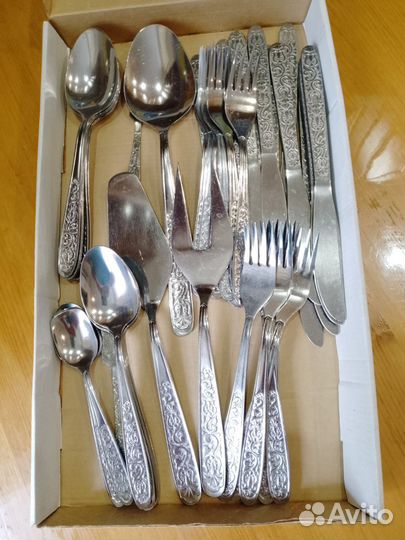 Ложки вилки ножи нержавейка СССР