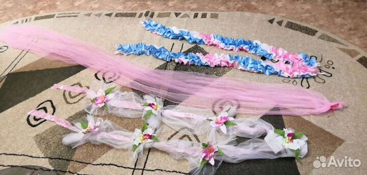 Свадебные ленты на машину