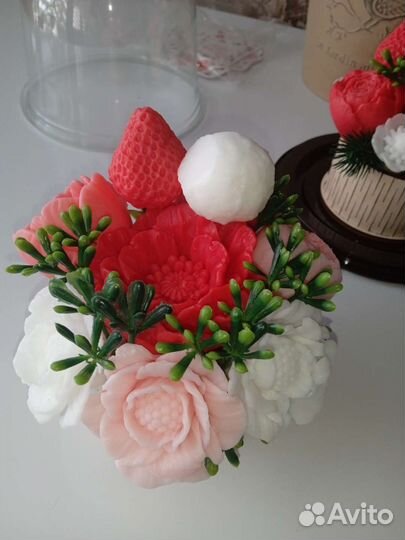 Мини букеты из мыла