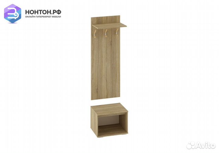 Прихожая Маркиза дуб сонома / крем-сатин